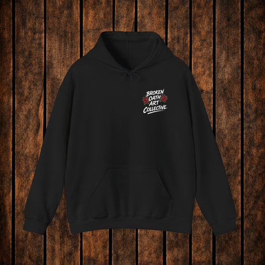 Broken Oath Art Collective Roses Hoodie